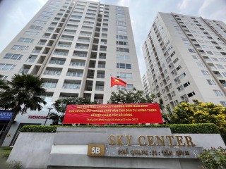 Chủ sở hữu căn hộ Sky Center yêu cầu Hưng Thịnh công khai sổ đất trước 9/3